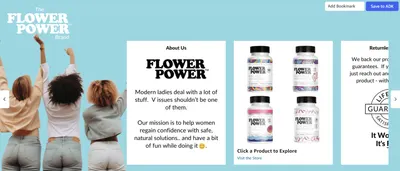 Brand Story for Amazon.com : Flower Power She Juicy Vaginal Moisturizer
