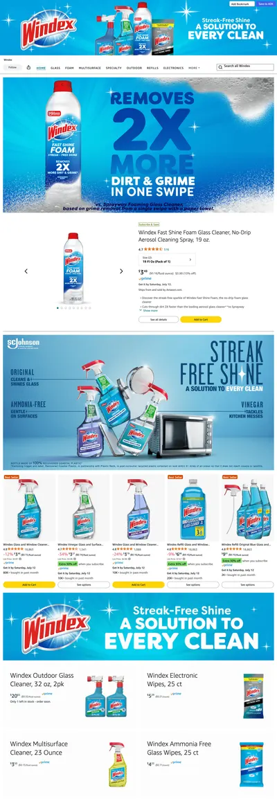Brand Store for Amazon.com: Windex