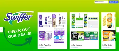 Brand Story for Amazon.com: Swiffer Sweeper 2-in-1 Dry + Wet Floor Mopping and Sweeping Kit