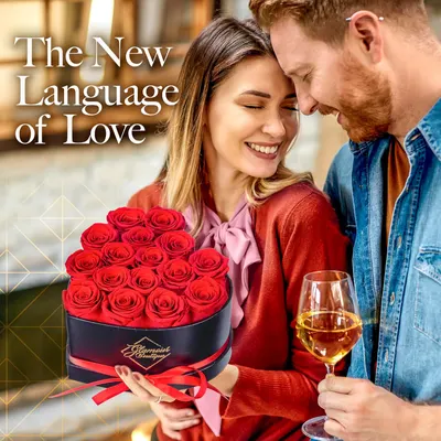 Secondary Images for Amazon.com: GLAMOUR BOUTIQUE 16 Forever Flower Heart Shape Box