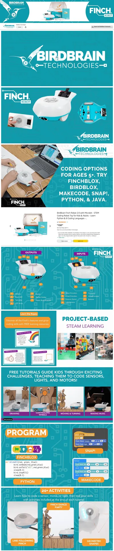 Brand Store for Amazon.com: BirdBrain Technologies