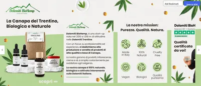 Brand Story for Dolomiti BioHemp Olio di Canapa per Dolori Articolari 15%
