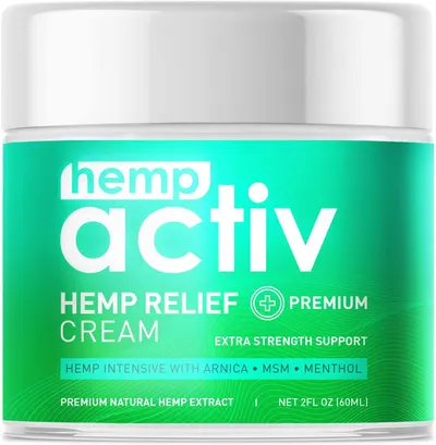Secondary Images for Amazon.com: HEMPACTIV Joint & Muscle Relief Cream