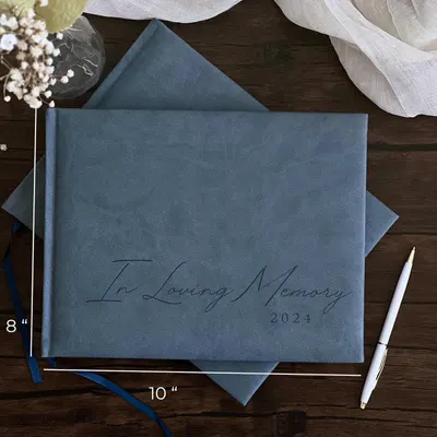 Secondary Images for Amazon.com: Funeral Guest Book for 2024 Celebration Of Life Memorial Service
