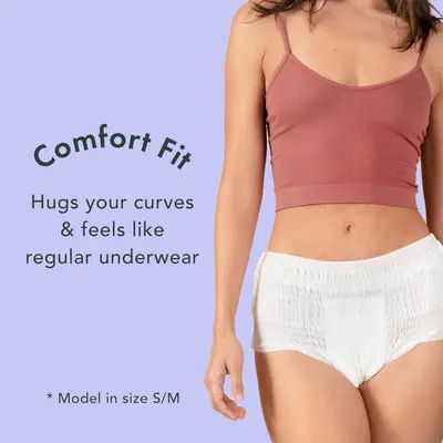 Secondary Images for Amazon.com: Rael Disposable Underwear for Women