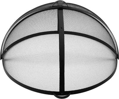 Secondary Images for Amazon.com: Outdoor Fire Pit Spark Screen Cover Accessory