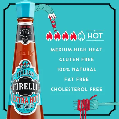 Secondary Images for FIRELLI Extra Hot Italian Hot Sauce