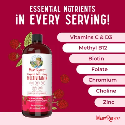 Secondary Images for Amazon.com: MaryRuth Organics Multivitamin Multimineral for Women Men & Kids