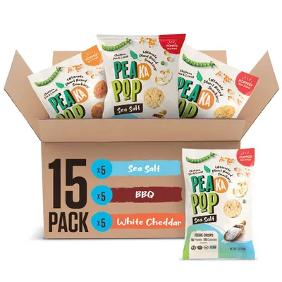Secondary Images for Amazon.com: PeaKaPop Veggie Chips