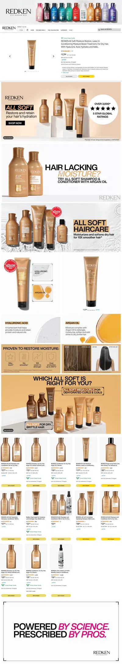 Brand Store for Amazon.co.uk: REDKEN: Dry Hair