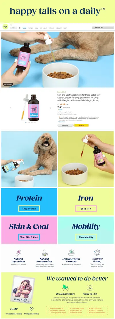 Brand Store for Amazon.com: Taily
