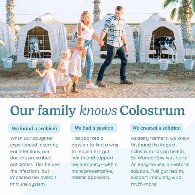 Secondary Images for Amazon.com : WONDERCOW Colostrum Supplement Powder for Gut Health