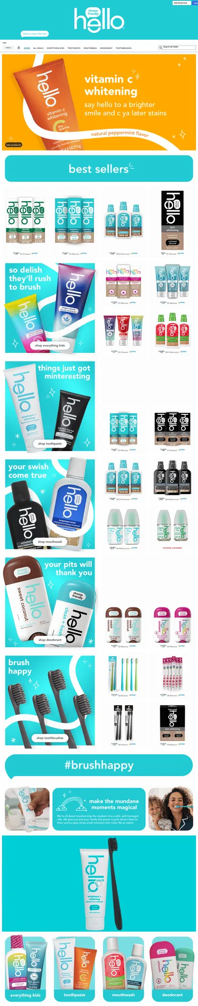 Brand Store for Amazon.com: Hello