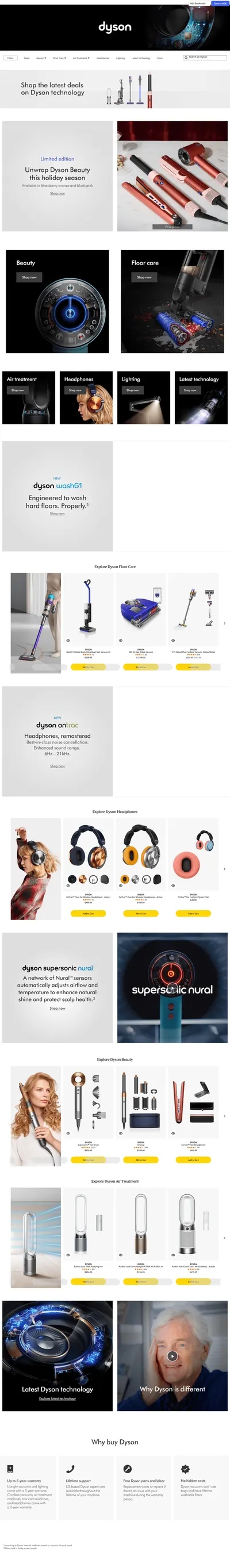 Brand Store for Amazon.com: Dyson