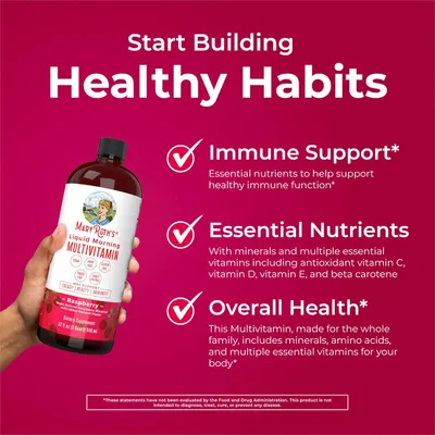 Secondary Images for Amazon.com: MaryRuth Organics Multivitamin Multimineral for Women Men & Kids