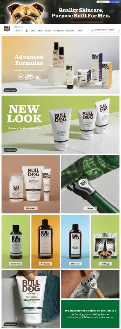 Brand Store for Amazon.co.uk: Bulldog Skincare