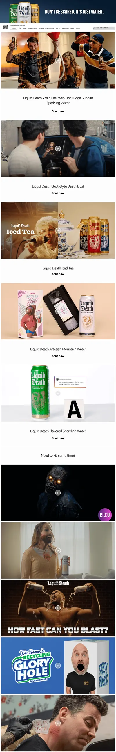 Brand Store for Amazon.com: Liquid Death: Time Waster 5000