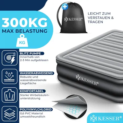Secondary Images for KESSER® Aufblasbare Matratze Luftbett Selbstaufblasend Gästebett mit eingebauter…