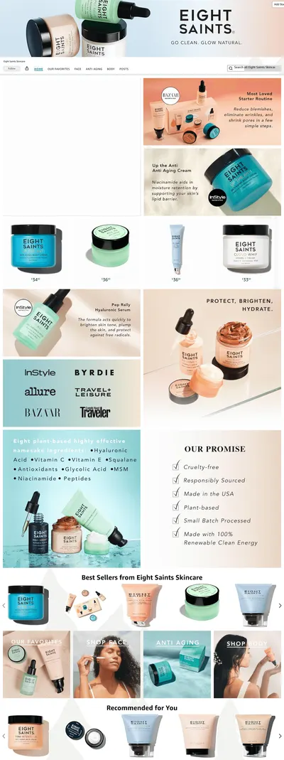 Brand Store for Amazon.com: Eight Saints Skincare
