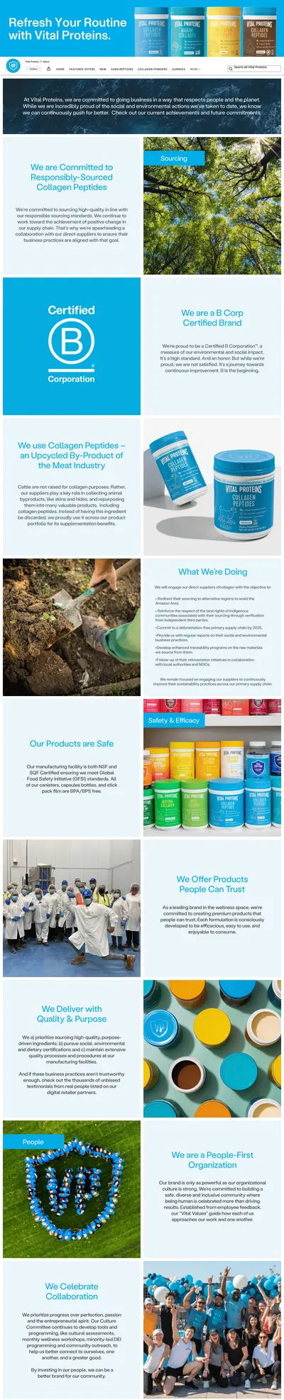 Brand Store for Amazon.com: Vital Proteins: About