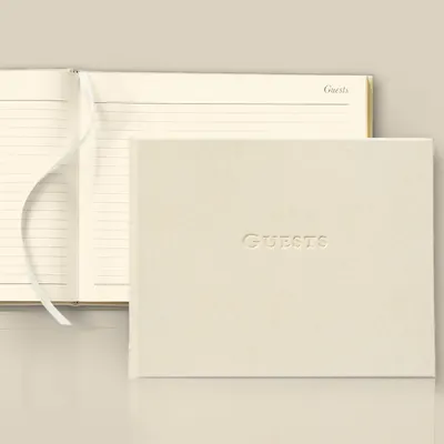 Secondary Images for Amazon.com: Gallery Leather Guest Book Wedding