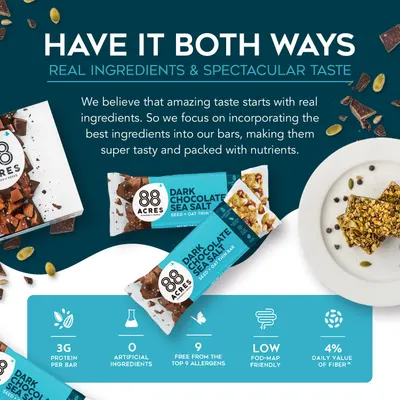 Secondary Images for Amazon.com: 88 Acres Granola Bar Thins