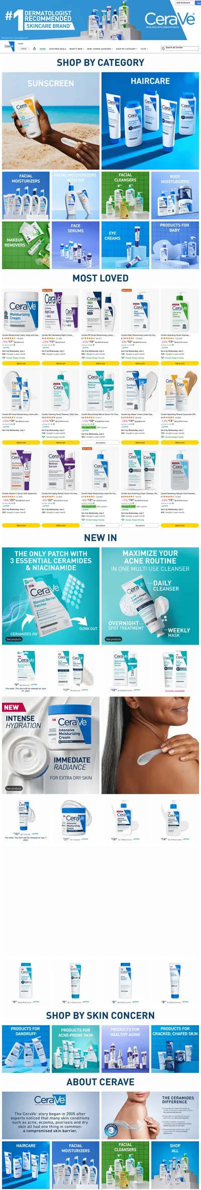 Brand Store for Amazon.com: CeraVe