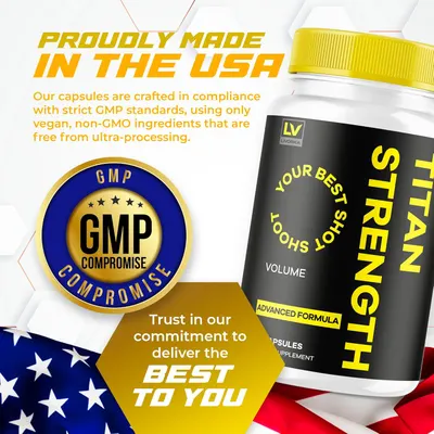 Secondary Images for Amazon.com: (2 Pack) Titan Strength Pills