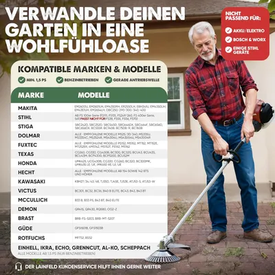 Secondary Images for LAINFELD Unkrautbürste für Freischneider & Motorsense