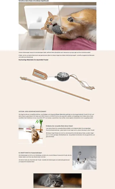 Premium A+ Content for Samtpfote® Katzenangel