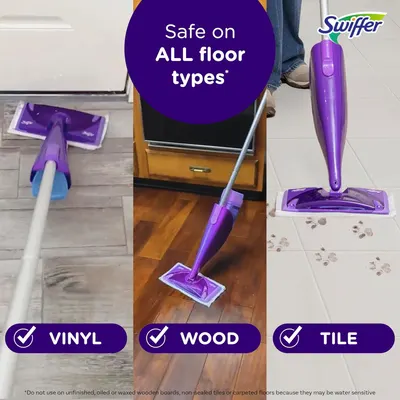 Secondary Images for Amazon.com: Swiffer WetJet Hardwood and Floor Spray Mop