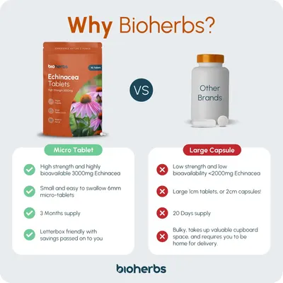 Secondary Images for BioHerbs Echinacea Tablets High Strength