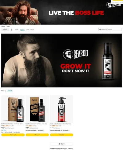 Brand Store for Beardo