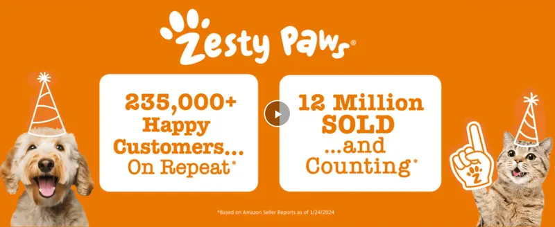 Reinforces brand trust by showing widespread customer adoption. Uses large sales and customer counts to prove the product's proven track record and popularity.