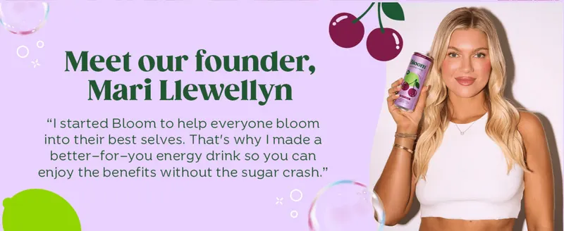 Introduces the founder and her personal mission to build trust and emotional connection with the brand.